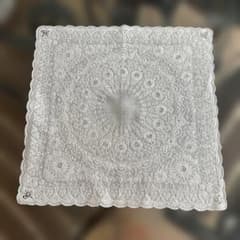 スワトウ 白のハンカチ 刺繍が美しい 中国汕頭 アンティーク - メルカリ