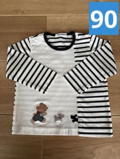 familiar ストライプ 長袖Tシャツ90 - メルカリ