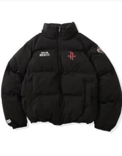 NBA Team logo Puffer Jacketユニセックス ワッペン刺繍 - メルカリ