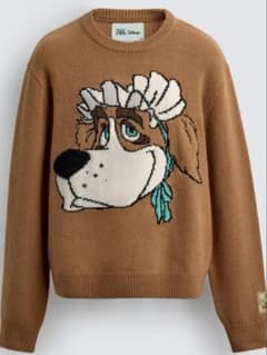 ZARA ディズニー ナナ ピーターパン セーター ハリーランバート M