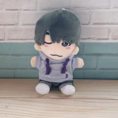 ぬい服 ちびぬい はぴぬい 服 パーカー 紫 - メルカリ