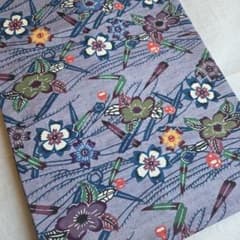 美しい紅碧色 本場琉球紅型 平野晋二郎 名古屋帯 - メルカリ