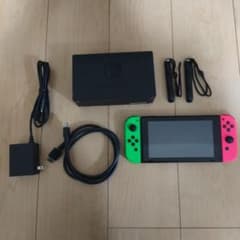 匿名配送 Nintendo Switch 本体 ネオンピンク/ネオングリーン - メルカリ