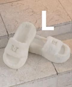 完売品】Darich ダーリッチ プラットフォームファーサンダル ホワイトL