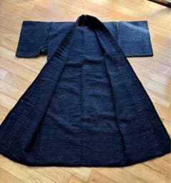 古布藍染裂織野良着ドンザ佐渡JAPAN blue BORO