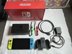 Nintendo Switch 本体 青/黄 Joy-Con付き 箱付き - メルカリ