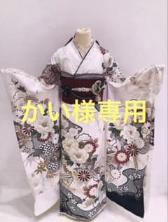 美品】振袖フルセット 白古典 150〜165cm - メルカリ