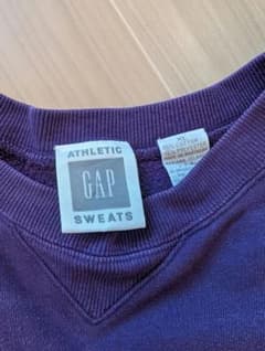 90's OLD GAP 前Vブランクスウェット 紫 USA製 - メルカリ