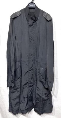 BACKLASHリネンナイロン製品染めモッズコート/バックラッシュ