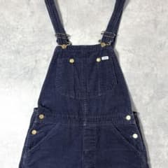 美品】 USA製 70s Lee オーバーオール コーデュロイ ネイビー - メルカリ