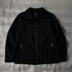 90s 00s old GAP ナイロンシェル ジップアップジャケット ブラック