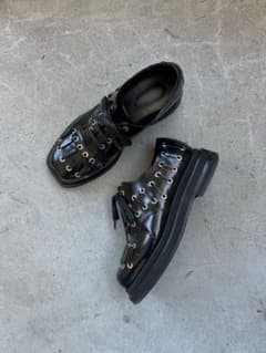 Simone Rocha Heart Toe Derby Black 42 - メルカリ