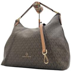 未使用級 マイケルコース ショルダーバッグ 2way pvc MK柄 ロゴ A4