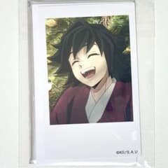 鬼滅の刃 冨岡義勇 チェキ風ブロマイド 柱カフェ 幼少期 笑顔 - メルカリ