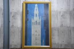 BKK72 真作 山崎忠明 「ヒラルダの塔」 大作 100号 日本画 - メルカリ