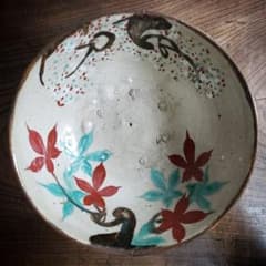 丼 鉢 犬山 犬山焼 雲錦手 古犬山 江戸 明治 - メルカリ