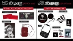 LADY GAGA VIP GOLD グッズ フルセット ゴールド レディーガガ - メルカリ