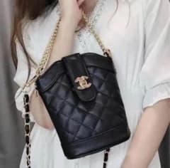 CHANEL ブラック キルティング ミニバッグ ノベルティ - メルカリ