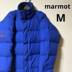 marmot マーモット ダウンジャケット ブルー 青 20周年 90s - メルカリ