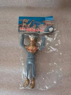 A*＊様 当時物 ウルトラマンレオ パチ ソフビ 無版権 バンザイポーズ