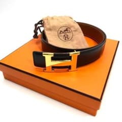 極美品✨箱付 エルメス Hバックル コンスタンス レザーベルト 〇Z刻印