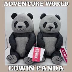 パンダ EDWIN アドベンチャーワールド 2体セット ぬいぐるみ 南紀白浜
