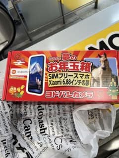 最終値！夢のお年玉箱 ヨドバシSIMフリースマホ Xiaomi 6.88インチ