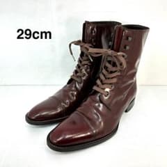 GUCCI LACE UP BOOTS 44E us11 29cm Brown - メルカリ