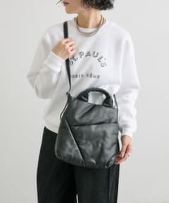 イアパピヨネ 本革2way ボンディングぺったんショルダーバッグ Sサイズ