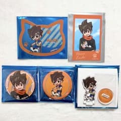 イナズマイレブン まねきねこ アクリルスタンド 缶バッジ カード 円堂