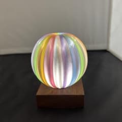 作家物 虹色ガラスの一輪挿し 未使用品 - メルカリ
