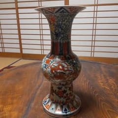 中国大明万暦年製尊形大花瓶 - メルカリ