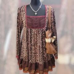 00s y2k フリル レース LIZ LISA系 フェアリーグランジ 森ガール