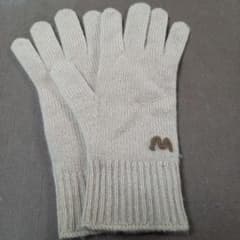 MaxMara UNICA カシミヤニットグローブ ベージュ - メルカリ