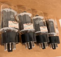 GE 7027A 真空管 4本 純正箱付 PAIRテストデータ記載 - メルカリ