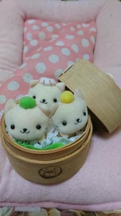 にゃんにゃんにゃんこ☆にゃんこ飯店 にゃんこしゅうまい ぬいぐるみ