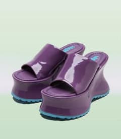 WOOMII コレット パープル クリンクル 37 試し履きのみ - メルカリ