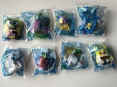 バーガーキング 米国 ミールトイ2002年 スポンジ・ボブ 全8個セット