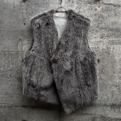 美品 namacheko ナマチェコ フェイクファー ベスト - メルカリ