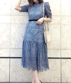 セルフォードcelfordケミカルレースワンピースドレス石原さとみ佳子様