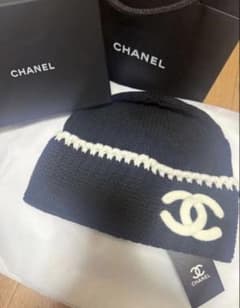 CHANEL ニット帽 ノベルティ 即日発送 - メルカリ