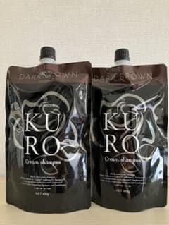 バランローズkuroクリームシャンプー ダークブラウン 2個セット - メルカリ