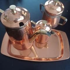 コーヒーセット COPPER ポット レトロ シュガーケース コーヒー - メルカリ
