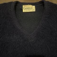 ゆ*様 60s campus モヘアニット ネイビー ビックサイズ - メルカリ