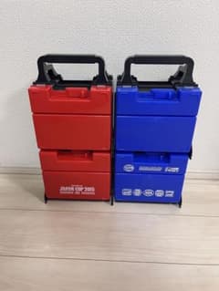 タミヤ ミニ四駆 ピットボックス 赤 青 セット - メルカリ