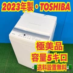 753 東芝 単身用 洗濯機 5㌔ 小型 一人暮らし ホワイトカラー 最新