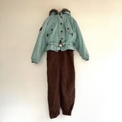 チョコミント色 スキー スノボー ウェア - メルカリ