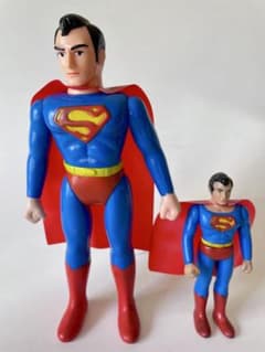 スーパーマン フィギュア 2体セット ビンテージ 昭和レトロ レア