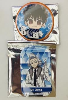 ゼノ クロム スクエア缶バッジ 特典 さっぽろ雪まつり Dr.STONE - メルカリ
