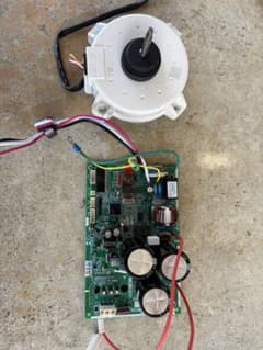 ダイキンエアコン R36UES 基板とファンモーターセット - メルカリ